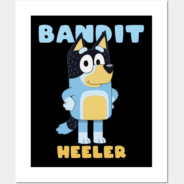 Bandit Heeler Wall Art by lazymost